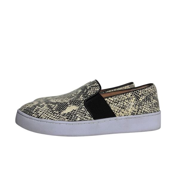 Vionic Demetra Snake Embossed Casual Leather Slip On Sneakers Women’s Size 6 - Picture 1 of 10